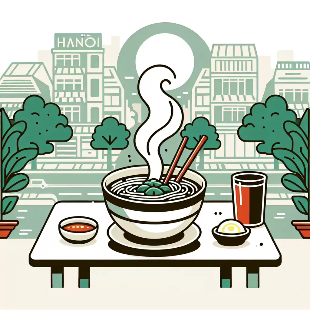 Mencicipi Pho Khas Vietnam di Hanoi